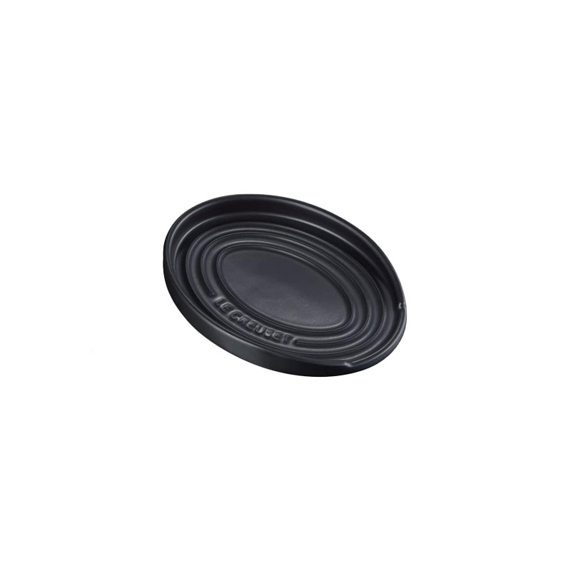 Oval Spoon Rest, Black-0