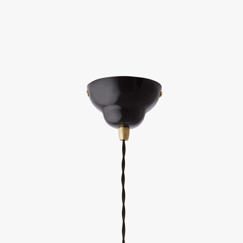 Original 1227 Brass Pendant, Jet Black-2