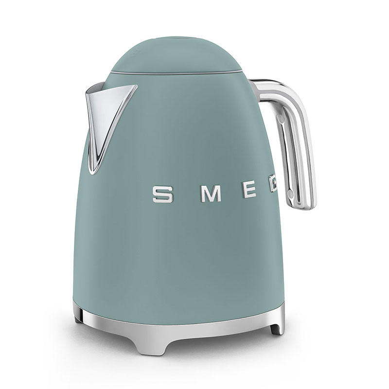 50's Style Cordless Electric Kettle, 1.7L, Emerald Green-6