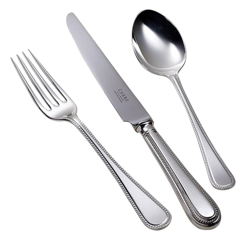 Bead Silver Plated 44 Piece Cutlery Set - 6 people-1