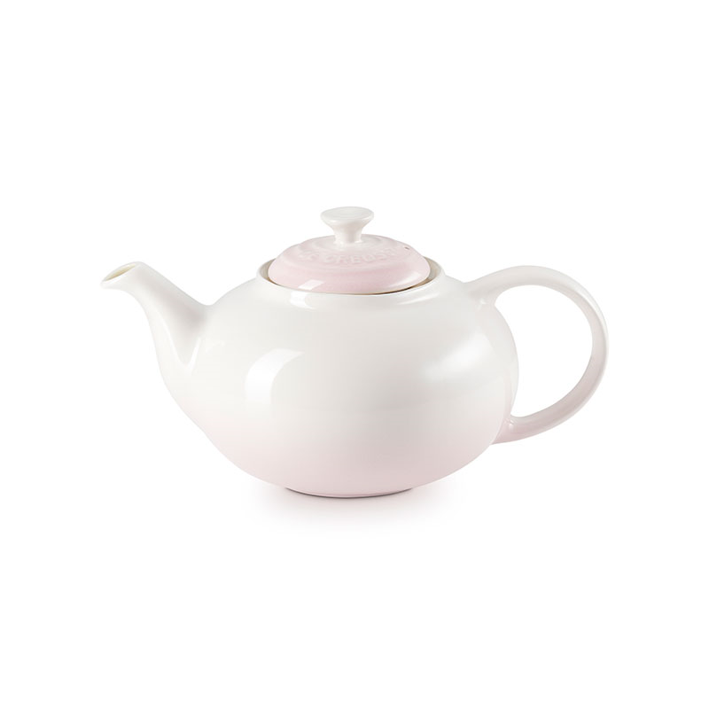 Stoneware Classic Teapot, 1.3L, Shell Pink-0