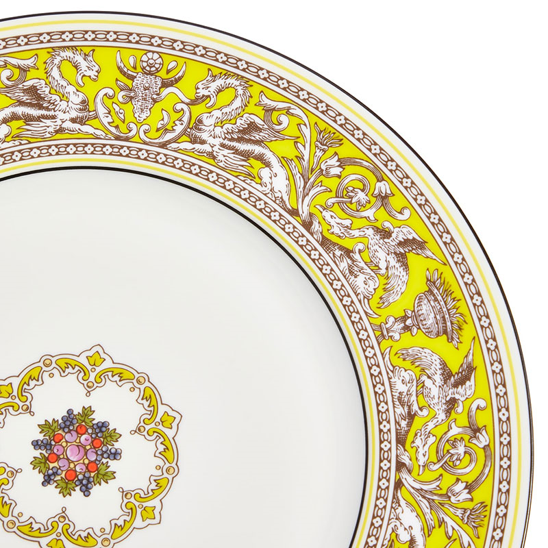 Florentine Plate, D27cm, Citron-2