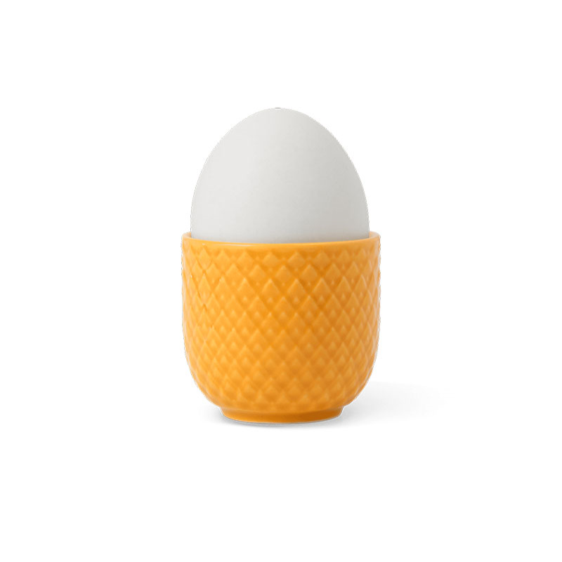 Rhombe Egg Cup, D5 x H4.5cm, Yellow-2