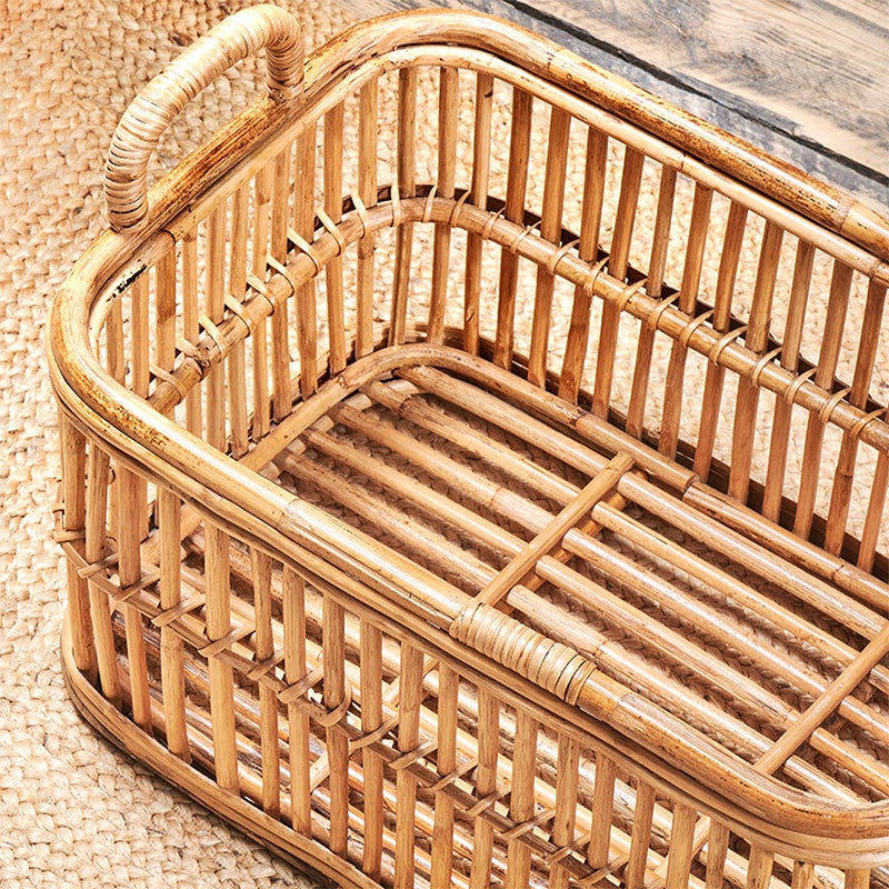 Rammi Rattan Laundry Basket, H53cm, Natural-3