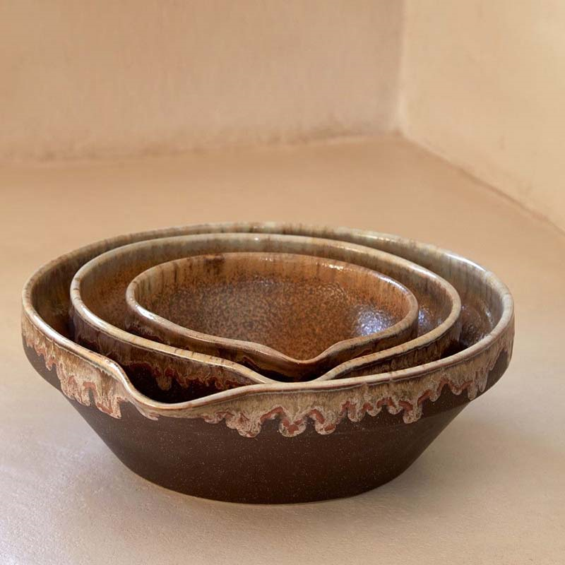 Poterie Mixing Bowl, D27cm, Mocha Latte-3