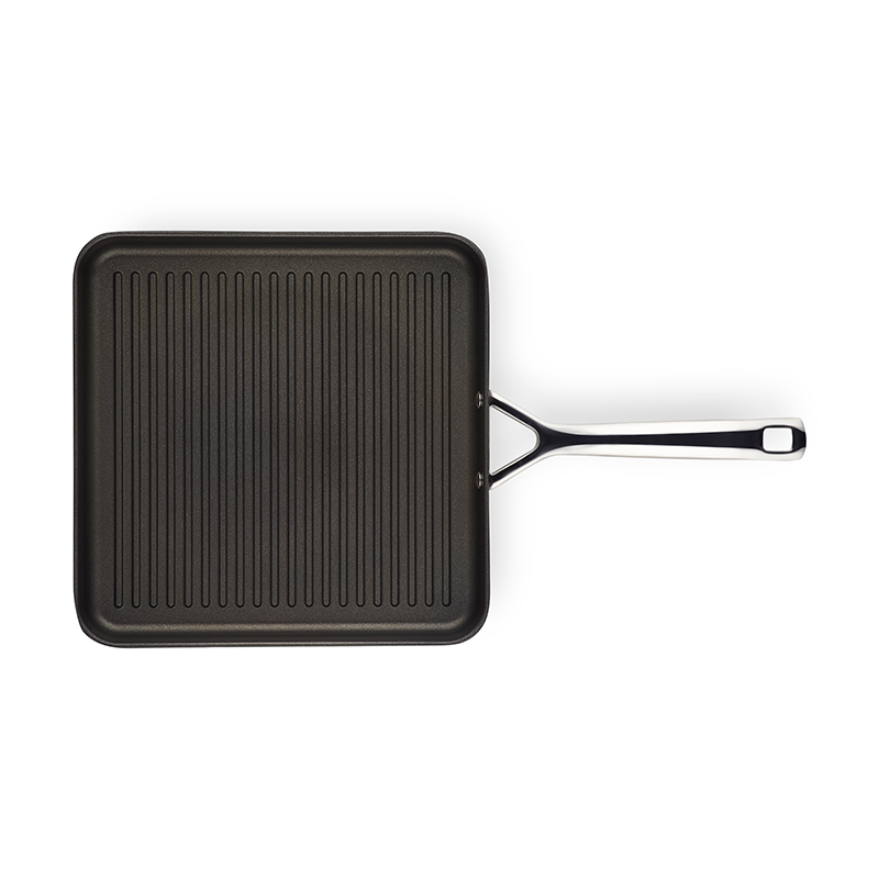 Toughened Non-Stick Square grill pan, 28cm-2