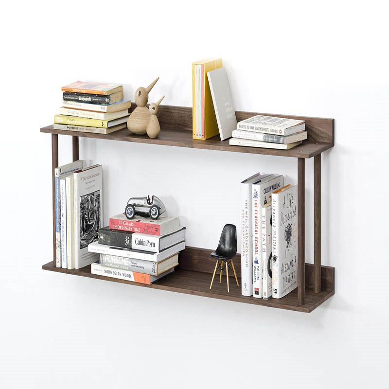 Platform 2 Shelf, H38 x W100cm, Walnut-4