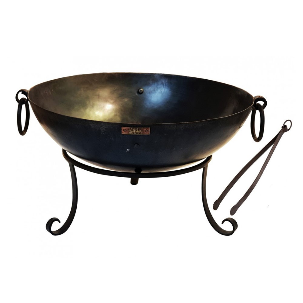 Tula Firepit with stand, Black-0