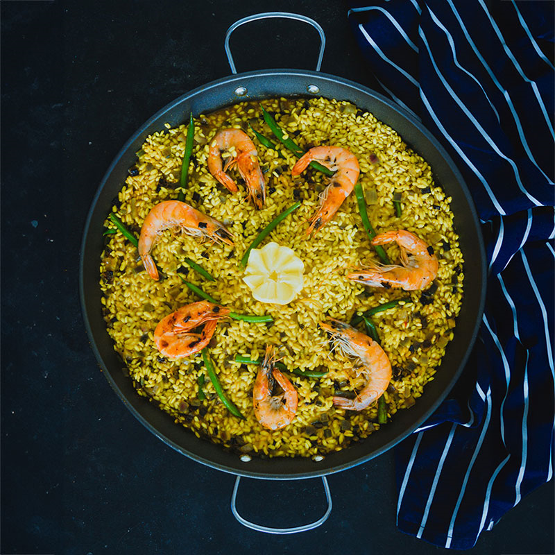 Mediterranean Paella pan, 40cm, Non-Stick-0