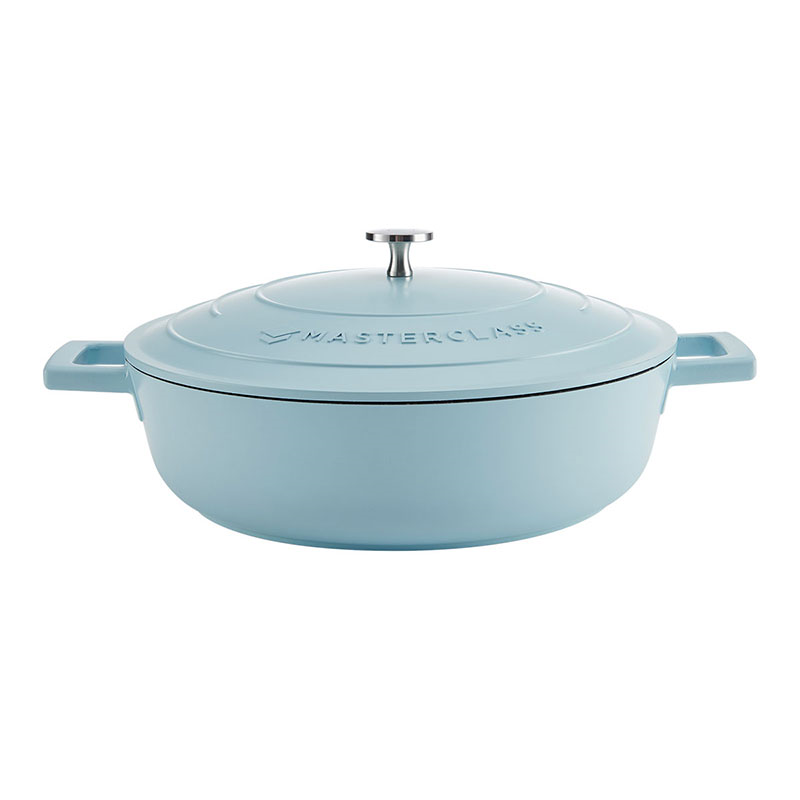 Shallow Casserole Dish, 4L, Pastel Blue-4