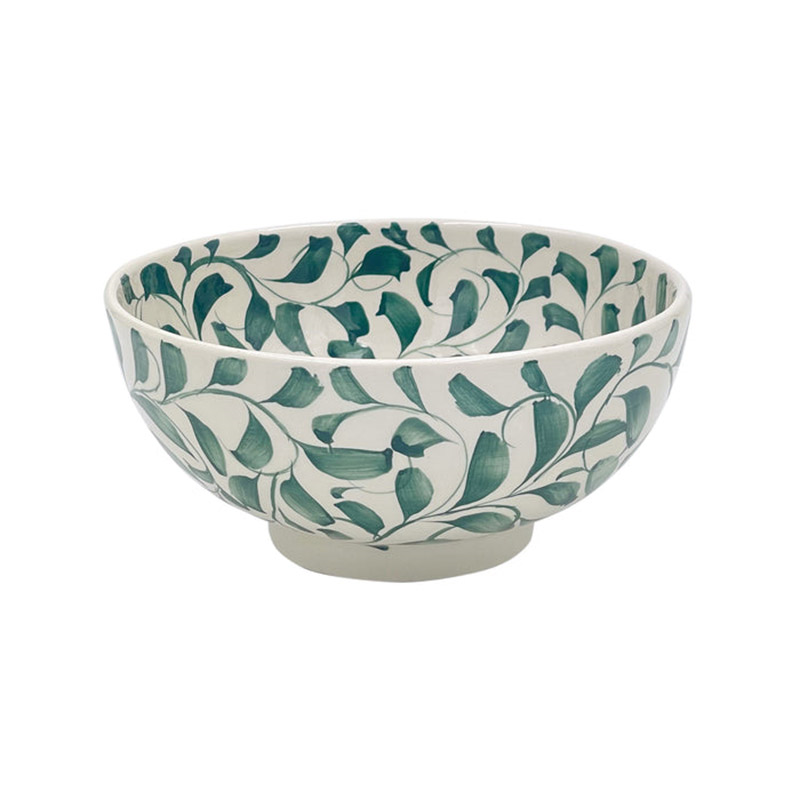 Scroll Bowl, D17cm, Green-0