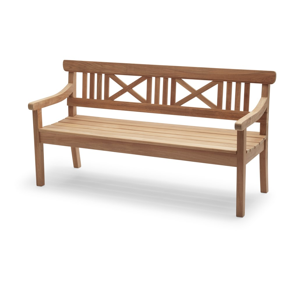 Drachmann Bench, W165 x D58 x H86cm, Teak-1