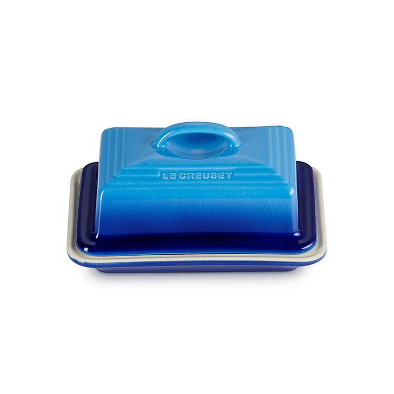 Stoneware Butter Dish, Azure-0