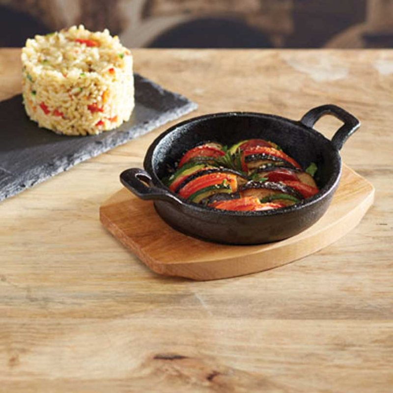 Cast iron mini gratin dish, 12.5cm-0